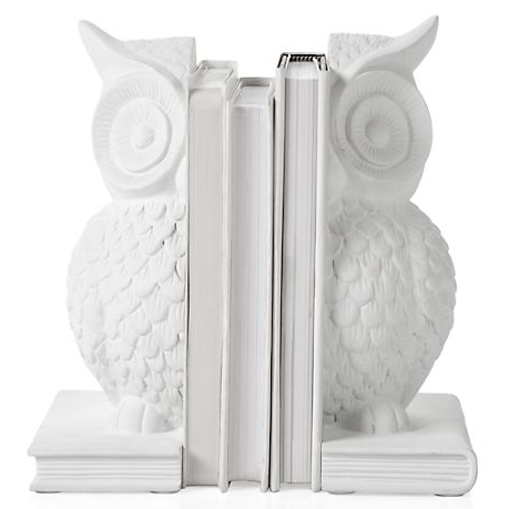 White Owl Bookends