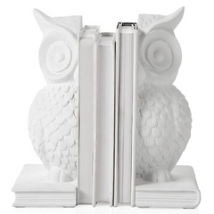 White Owl Bookends